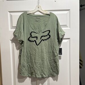 Fox Green Short Sleeve Tee
